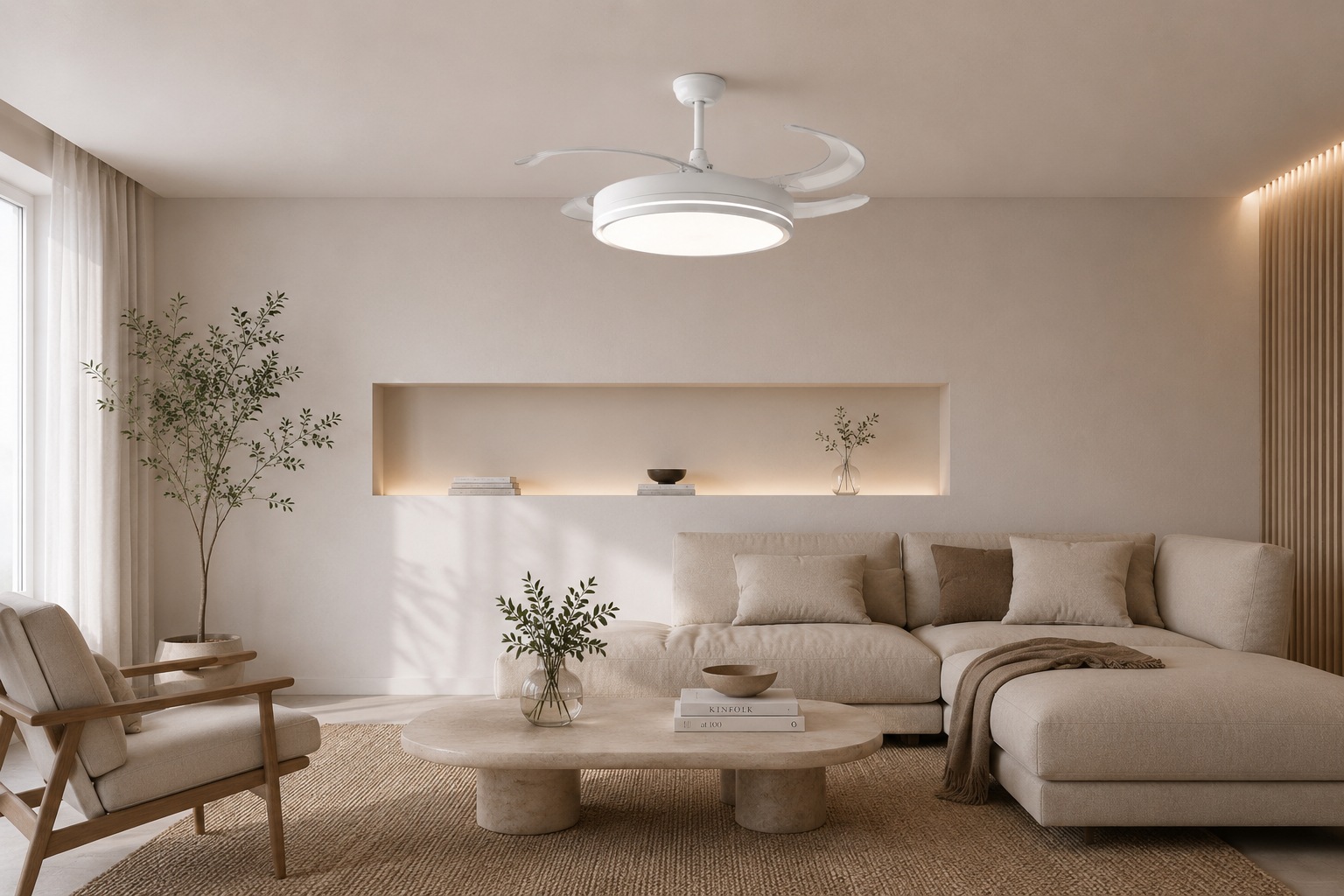 Ventilador de Techo LED moderno